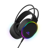Ant Esports H1000 Pro Wired Over Ear Headphones With Mic Black