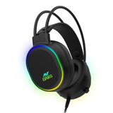 Ant Esports H1000 Pro Wired Over Ear Headphones With Mic Black