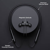 Boat Rockerz 330 with Upto 30 Hours Playback, ASAP Charge, Boat Signature Sound, Dual Rating, Ipx5, Magnetic Bluetooth Wireless in Neckband with Mic Active Black