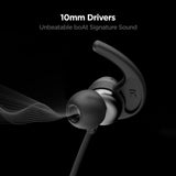 Boat Rockerz 330 with Upto 30 Hours Playback, ASAP Charge, Boat Signature Sound, Dual Rating, Ipx5, Magnetic Bluetooth Wireless in Neckband with Mic Active Black