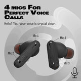 JBL Tune 230NC TWS, Active Noise Cancellation Earbuds with Mic, Massive 40 Hrs Playtime with Speed Charge, Adjustable EQ with JBL APP, 4Mics for Perfect Calls, Google Fast Pair, Bluetooth 5.2 Black