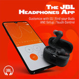 JBL Tune 230NC TWS, Active Noise Cancellation Earbuds with Mic, Massive 40 Hrs Playtime with Speed Charge, Adjustable EQ with JBL APP, 4Mics for Perfect Calls, Google Fast Pair, Bluetooth 5.2 Black