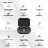 JBL Live Pro 2 TWS  True Adaptive Noise Cancellation Earbuds  Upto 40Hrs Playtime  Adjust EQ for Extra Bass  6 Mics for Crystal Clear Calls  Dual Pairing  Qi Compatible  Built-in Alexa Black