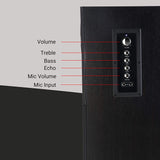 Zebronics ZEB-T9500RUCF 50W USB Wired Tower Speaker - Black