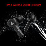 boAt Airdopes 408 TWS Ear-Buds with true voice assistant Up to 20H Total Playback, IPX4 Water Resistance Active Black