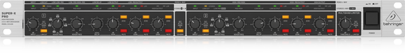 Behringer SUPER-X PRO CX3400 V2 High-Precision Stereo 2-Way/3-Way/Mono 4-Way Crossover with Limiters, Adjustable Time Delays and CD Horn Correction