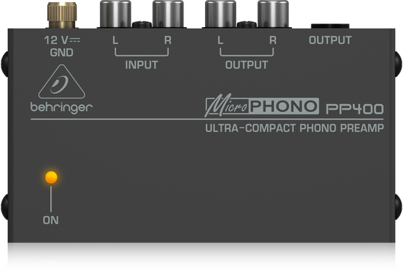 Behringer MICROPHONO PP400 Ultra-Compact Phono Preamp