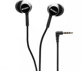 Sony MDR-EX155AP Wired Earphone with Tangle Free Cable, 3.5mm Jack, Headset with Mic for Phone Calls and