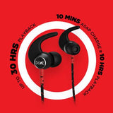 boAt Rockerz 333 Upto 30 Hours Battery Bluetooth Neckband Cherry Black