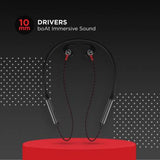 boAt Rockerz 333 Upto 30 Hours Battery Bluetooth Neckband Cherry Black