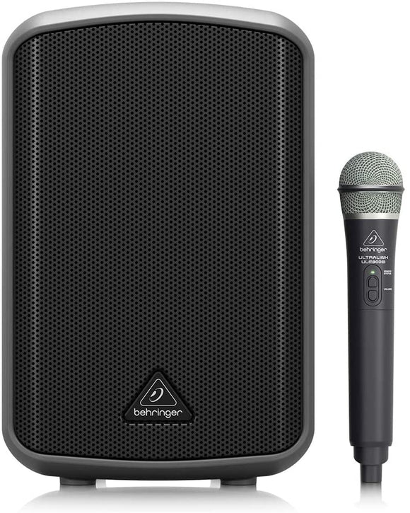 Behringer EUROPORT MPA100BT All-in-One Portable 100-Watt Speaker with Wireless Microphone, Bluetooth* Connectivity and Battery Operation