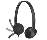Logitech Wired headphone   With Mic H340