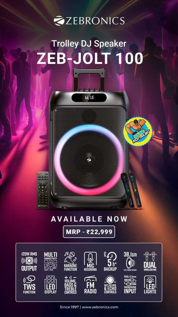 ZEBRONICE Zeb Jolt 100