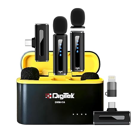 Digitek® DWM-114 2-in-1 Wireless Microphone