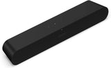 Sonos Ray Essential Soundbar, for TV, Music and Video Games Black