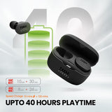 JBL Tune 130NC True Wireless in Ear Earbuds |ANC Earbuds (Upto 40dB) APP - Adjust EQ for Extra Bass Massive 40Hrs Playtime  Legendary Sound  4Mics for Clear Calls  BT 5.2 Black