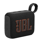 JBL Go 4, Wireless Ultra Portable Bluetooth Speaker, JBL Pro Sound, Vibrant Colors with Rugged Fabric Design, Waterproof, Type C Without Mic, Black