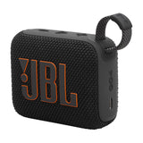JBL Go 4, Wireless Ultra Portable Bluetooth Speaker, JBL Pro Sound, Vibrant Colors with Rugged Fabric Design, Waterproof, Type C Without Mic, Black