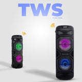 Zebronics Zeb-Thump 650 Trolley Party Speaker with 40W Output, Bluetooth 5.0, USB, mSD, AUX, FM, TWS, Wireless MIC
