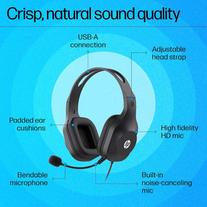 HP H120 Stereo USB On Ear Headset