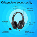 HP H120 Stereo USB On Ear Headset