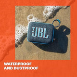 JBL Go 4, Wireless Ultra Portable Bluetooth Speaker, JBL Pro Sound, Vibrant Colors with Rugged Fabric Design, Waterproof, Type C Without Mic, Black