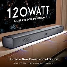 MIVI Fort R120 Soundbar with 120W Surround Sound – Sound by Broot