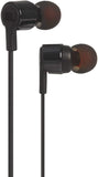 JBL T210 by Harman Pure Bass Premium Aluminum Build in-Ear Earphone with Mic & Tangle Free Cable Black