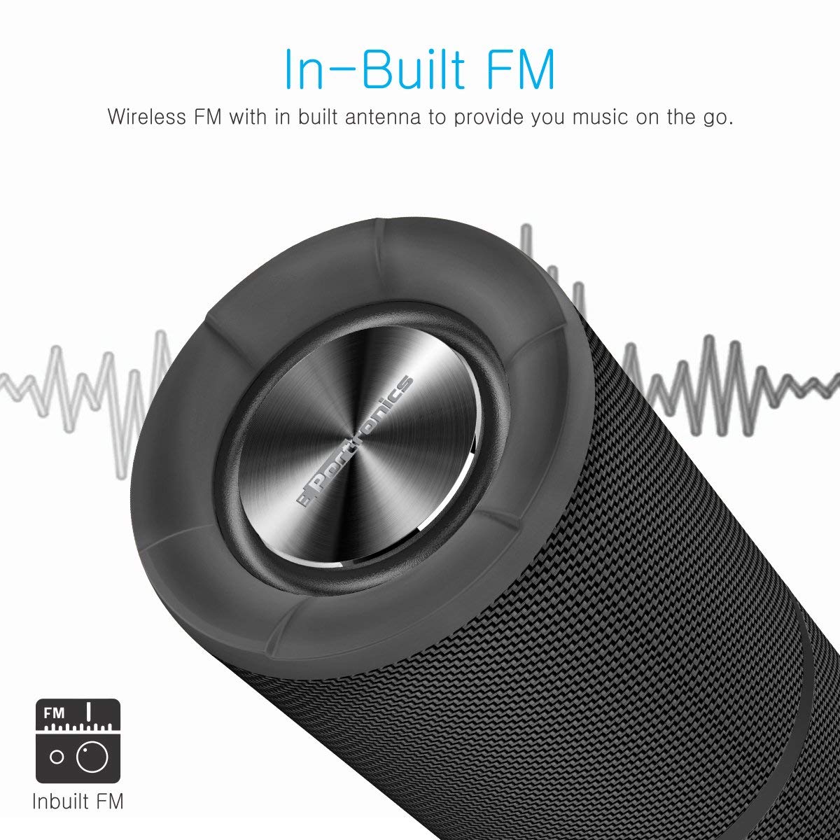 Portronics Portable Bluetooth Speaker Breeze – Sound by Broot