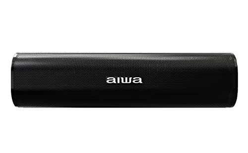 Aiwa SB-X350A Compact high Performance Desk Speaker, Medium Black
