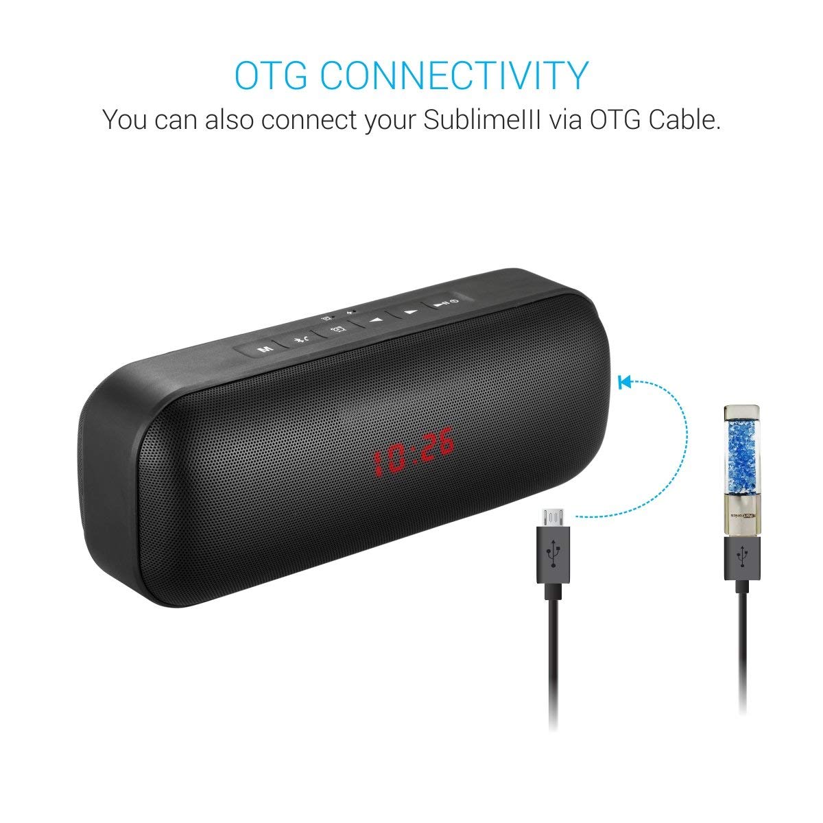 Portronics Portable Bluetooth Speaker Sublime III – Sound by Broot