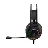 Ant Esports H560 RGB LED Wired Over-Ear Gaming Headset with Mic for PC PS5 PS4 Xbox One Nintendo Switch, Mac