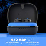 boAt Airdopes 201 Bluetooth Truly Wireless Earbuds with Mic Furious Blue