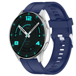 Fire-Boltt INVINCIBLE BSW020 1.39 AMOLED 454x454 Bluetooth Calling Smartwatch ALWAYS ON, 100 Sports Modes, 100 Inbuilt Watch Faces & 8GB for 1500+ Songs, Play Music Without Phone on TWS, Spo2, Heart Tracking, AMOLED Navy S, Large