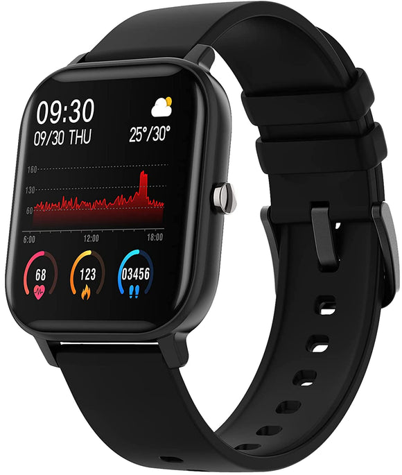 Fire-Boltt SpO2 BSW001  Full Touch 1.4 inch Smart Watch 400 Nits Peak Brightness Metal Body 8 Days Battery Life with 24*7 Heart Rate monitoring IPX7 with Blood Oxygen, Fitness, Sports & Sleep Tracking