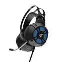 Redgear Cosmo 7.1 USB Wired Gaming Headphones with RGB LED Effect, Mic and in-line Controller for PC Black