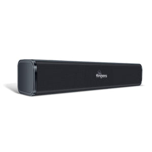 Fingers F2.0 Watt 2.0 Channel USB Multimedia Speaker, Black, Standard