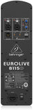 Behringer  Eurolive B115D Active 2-Way 15" PA Speaker System with Wireless Option and Integrated Mixer