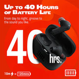 JBL Tune 230NC TWS, Active Noise Cancellation Earbuds with Mic, Massive 40 Hrs Playtime with Speed Charge, Adjustable EQ with JBL APP, 4Mics for Perfect Calls, Google Fast Pair, Bluetooth 5.2 Black