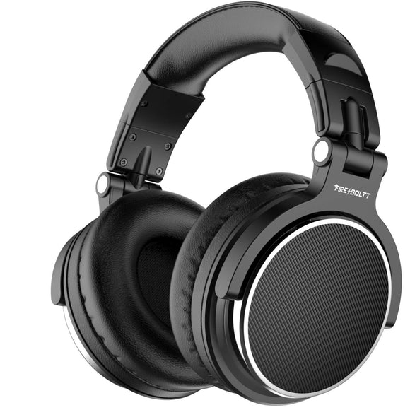 Fire-Boltt Blast 1600 Wired Over the Ear Headphone with Mic Black