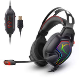 Cosmic Byte Equinox Europa Wired Gaming Headset 7.1 sound,Dual Drivers,Spectra RGB,ENC Microphone