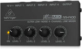 Behringer MICROMIX MX400 Ultra Low-Noise 4-Channel Line Mixer