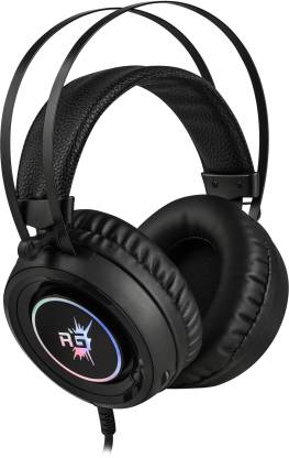 Redgear Cloak Wired RGB Gaming Headphones with Microphone for PC
