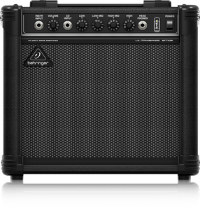 Behringer ULTRABASS BT108 Ultra-Compact 15-Watt Bass Amplifier with VTC-Technology and Original 8" BUGERA Speaker