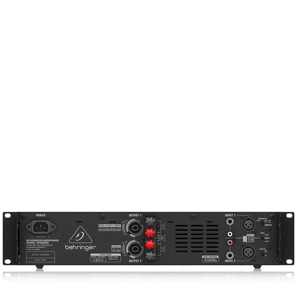 パワーアンプ　EPQ2000 BEHRINGER BEHRINGER EUROPOWER EPQ2000 パワーアンプ w/ATR 【公式通販】