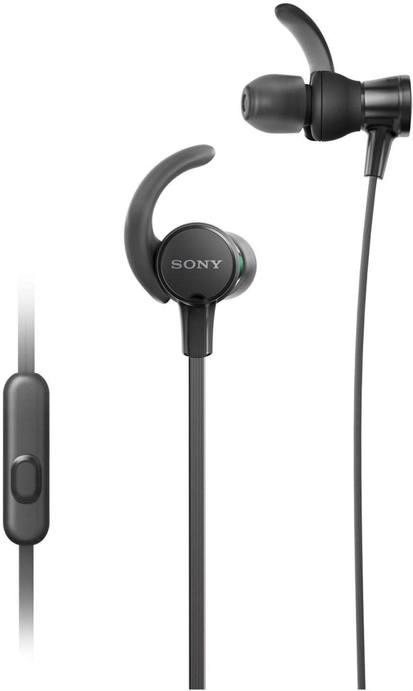 Sony MDR-XB510AS Wired Sports in-Earphone Splashproof  with Tangle Free Cable, 3.5mm Jack, Headset with Mic for Phone Calls