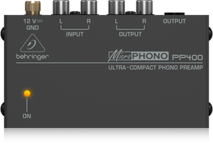 Behringer MICROPHONO PP400 Ultra-Compact Phono Preamp