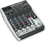 Behringer XENYX QX602MP3 Premium 6-Input 2-Bus Mixer with XENYX Mic Preamps, British EQs, MP3 Player and Multi-FX