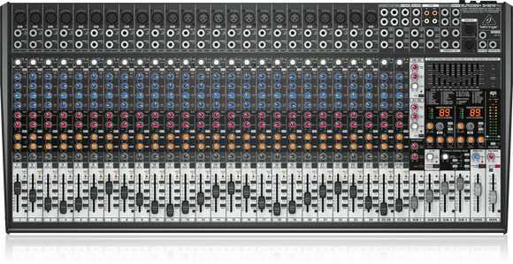 Behringer EURODESK SX3242FX Ultra-Low Noise Design 32-Input 4-Bus Studio/Live Mixer with XENYX Mic Preamplifiers, British EQs and Dual Multi-FX Processor