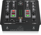 Behringer PRO MIXER VMX100USB Professional 2-Channel DJ Mixer with USB/Audio Interface, BPM Counter and VCA Control
